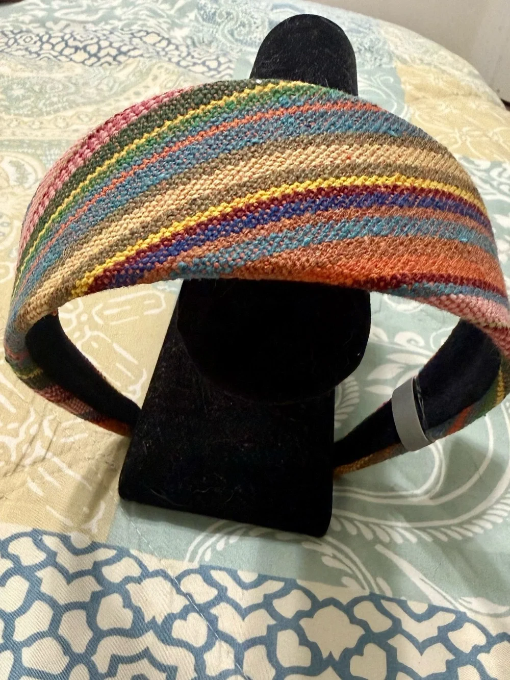 Striped Multicolor Woven Headband